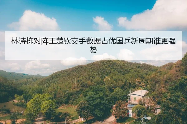 林诗栋对阵王楚钦交手数据占优国乒新周期谁更强势